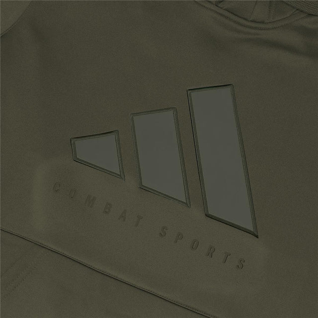 Sweat à capuche Adidas Tech Line – Vert olive