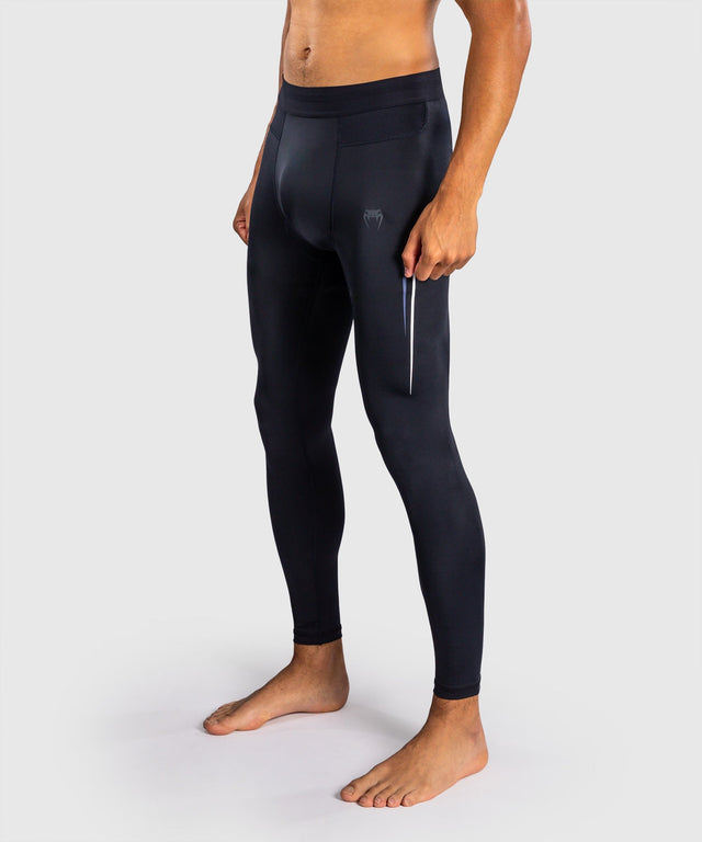 Shorts de compression Venum G-Core – Bleu marine/Blanc