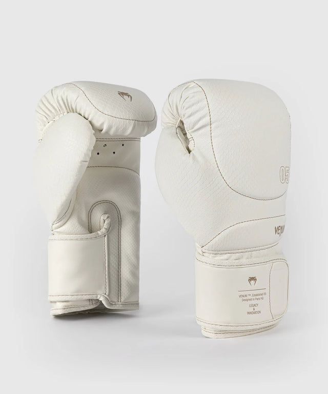 Venum Impact Evo Scales Boxningshandskar – Elfenbenskräm