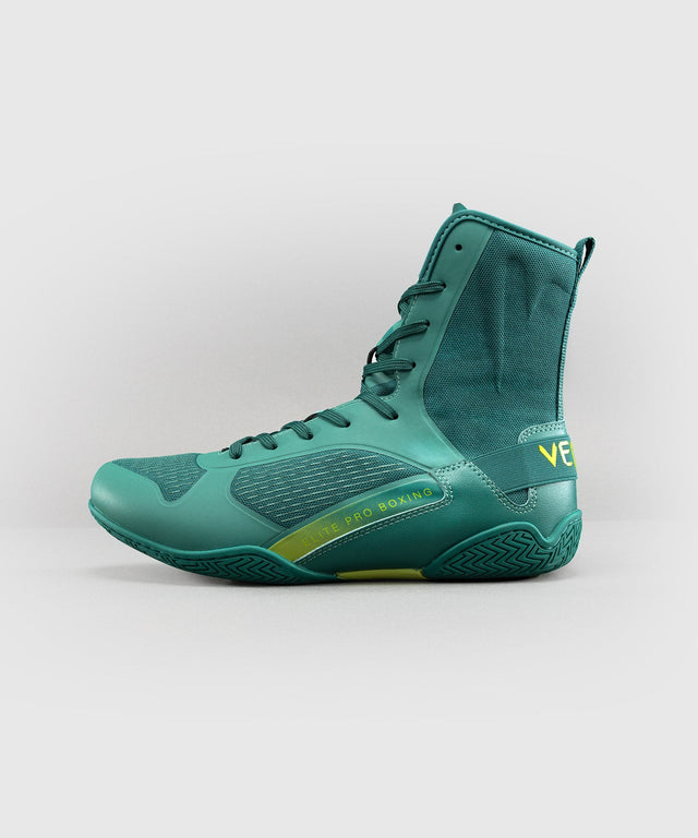 Chaussures de boxe Venum Elite Neo – Vert/Jaune Néon