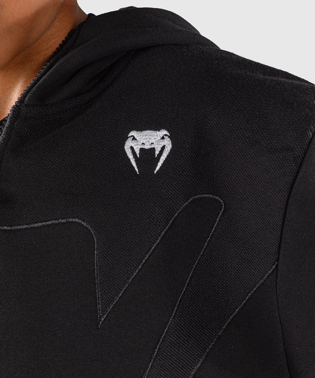Veste d'entraînement Venum Attack Fleece & Weave enfant – Noir