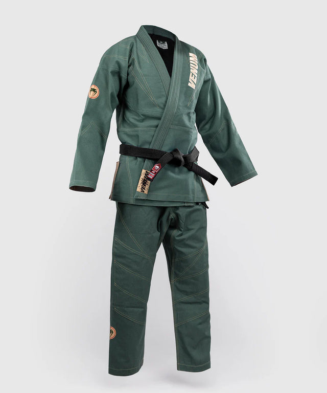 Kimono BJJ Venum Elite 5.0 – 450 – Verde pădure