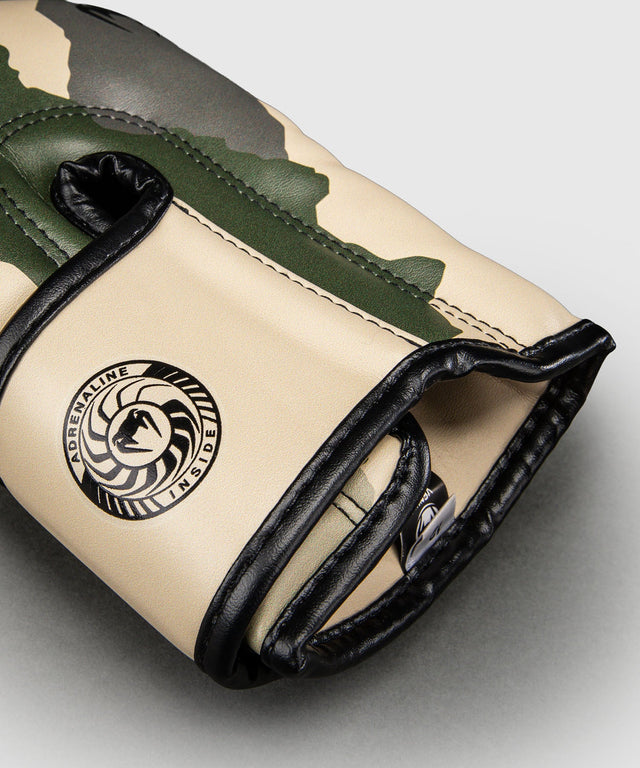 Guantoni da boxe Venum Elite – Kaki/Bianco naturale