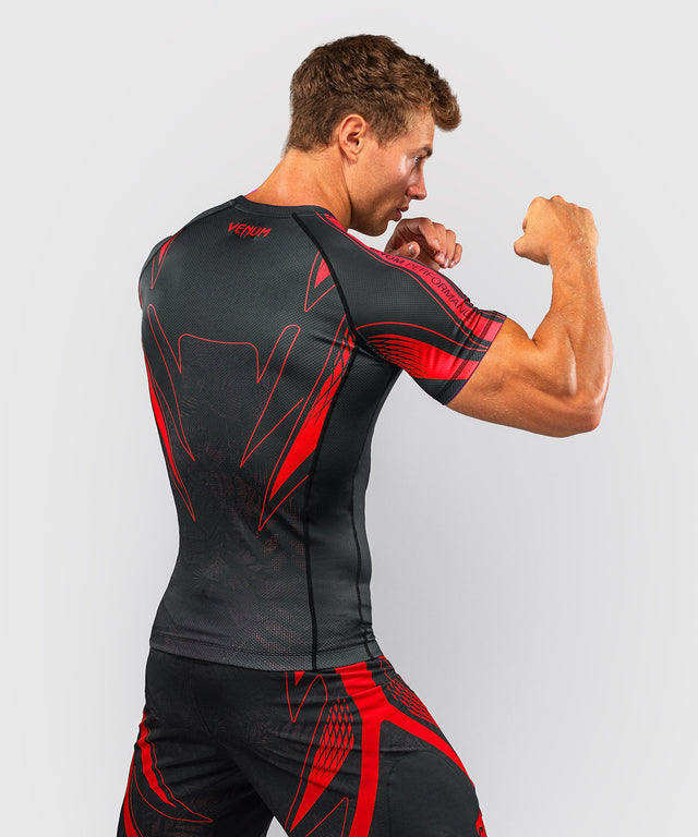 Rashguard Venum Amazonia Reborn Maniche corte – Nero/Rosso