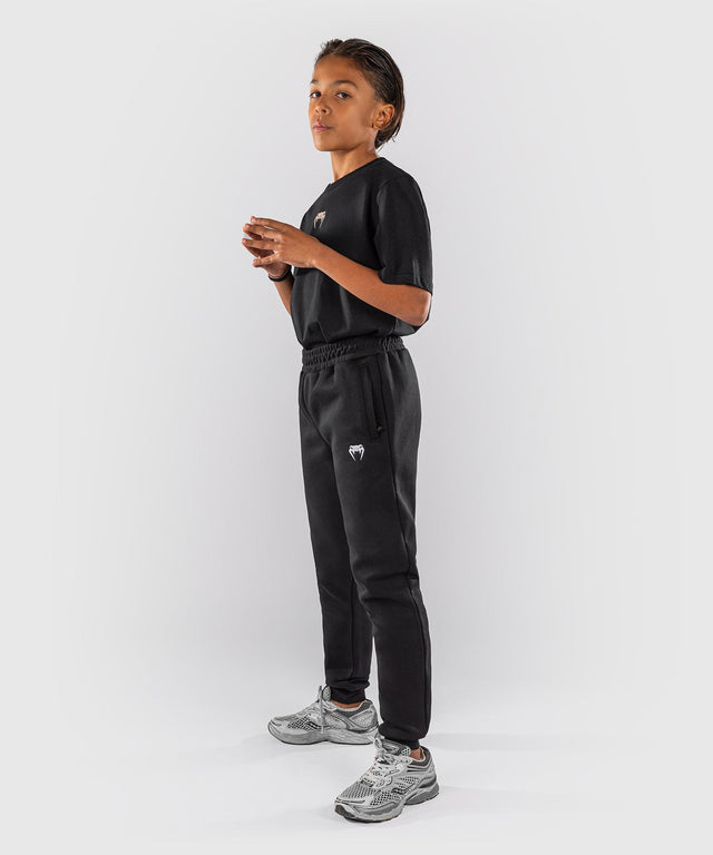 Venum Attack Fleece & Weave Kids Training Pants – Black