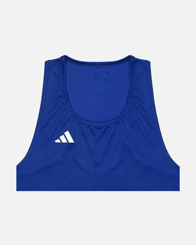 Adidas Boksshirt Punch Line - Blauw/Wit