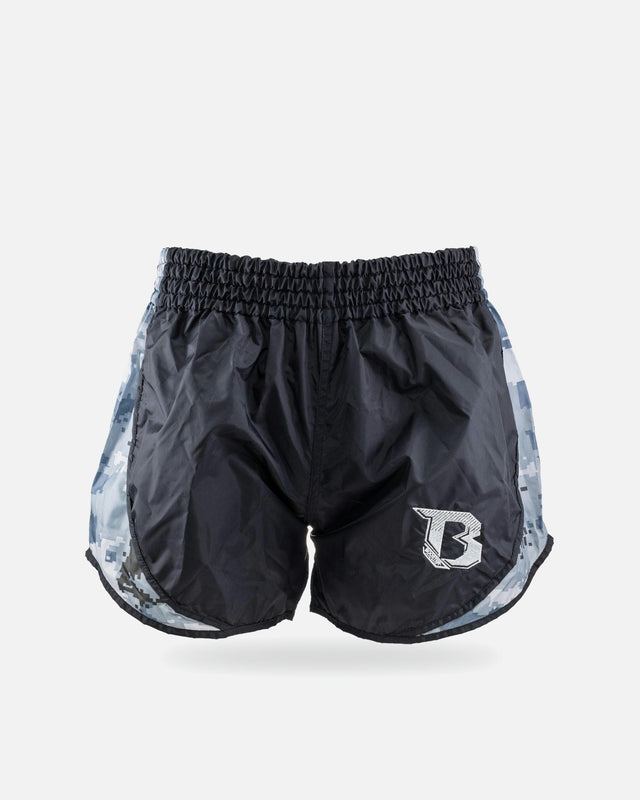 Pantalones de Muay Thai Booster Retro Hybrid – Gris