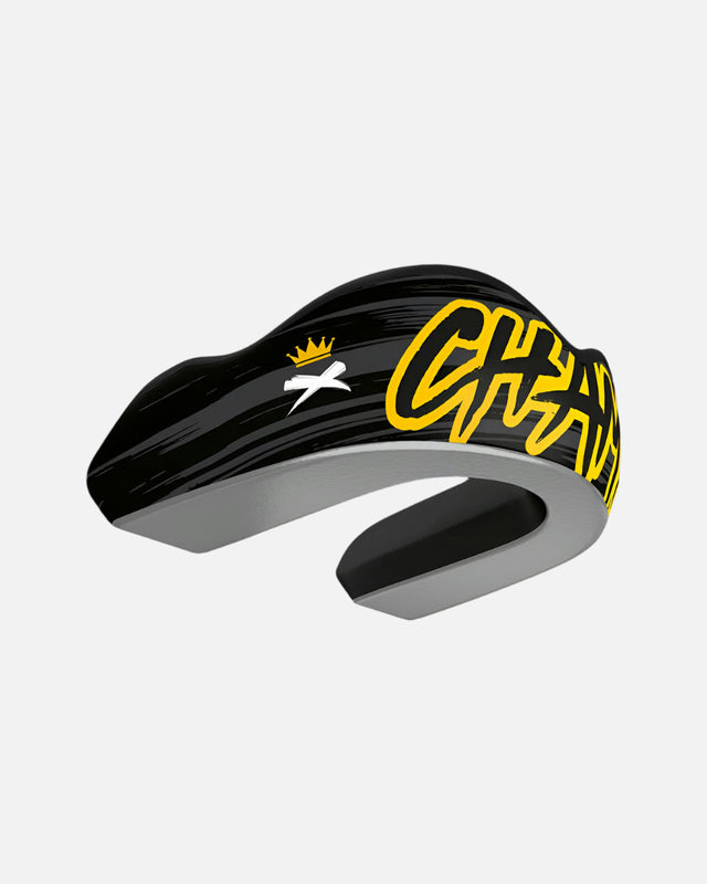 Protector bucal Damage Control Extreme Impact Series Champ – Negro/Amarillo