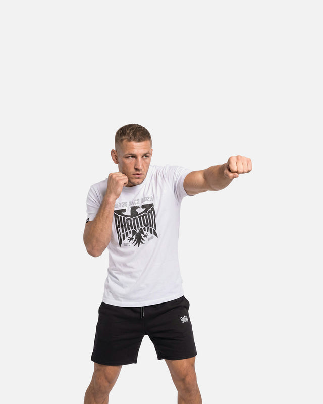 Camiseta Phantom Athletics Germany Never Back Down – Blanco