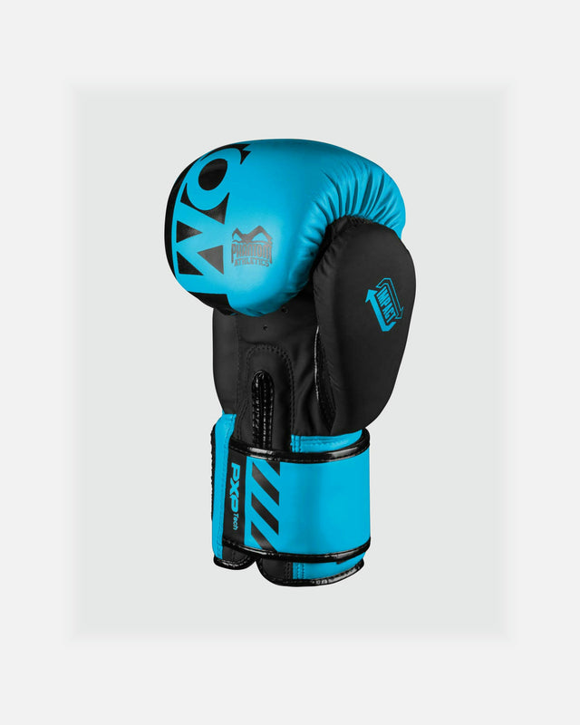 Boxerské rukavice Phantom Athletics APEX – Neon Modrá
