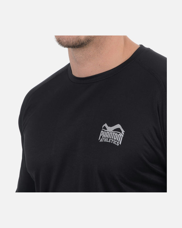 Phantom Athletics Trainingsshirt Tactic-V Lange Ärmel – Schwarz