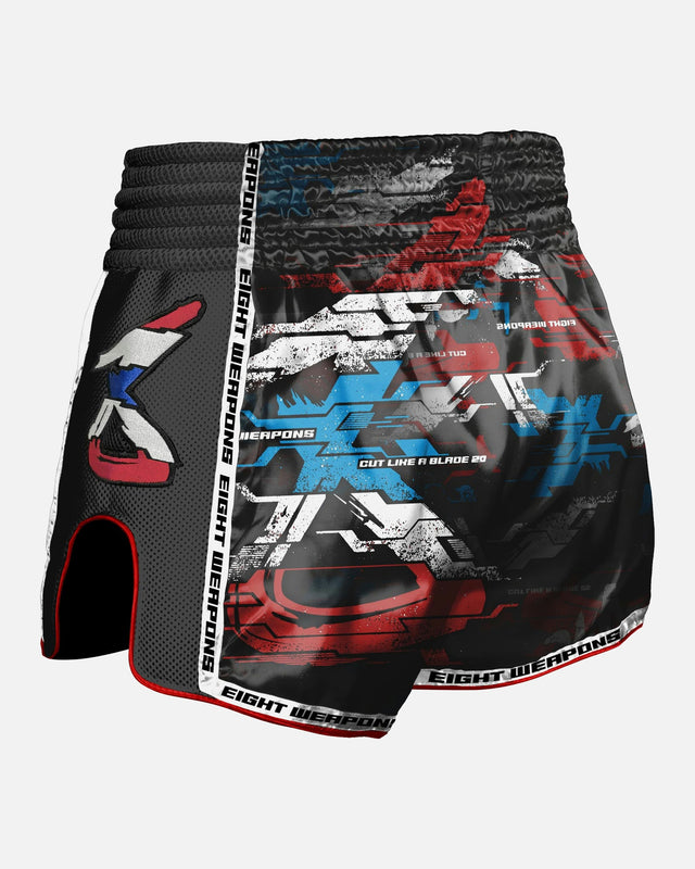 8 WEAPONS Muay Thai shorts Cut Like A Blade 2.0 - Sort