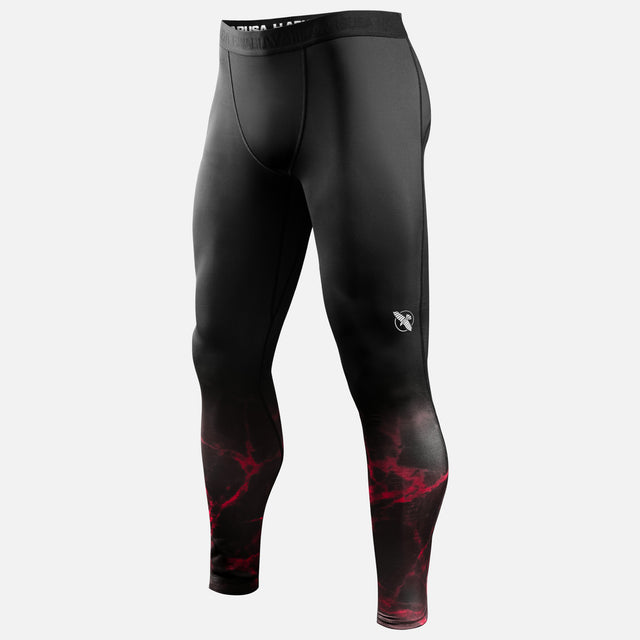 Pantaloncini a compressione Hayabusa x UFC BJJ – Nero/Rosso