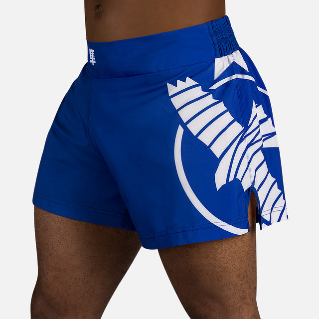 Shorts de Muay Thai Hayabusa Icon – Bleu/Blanc