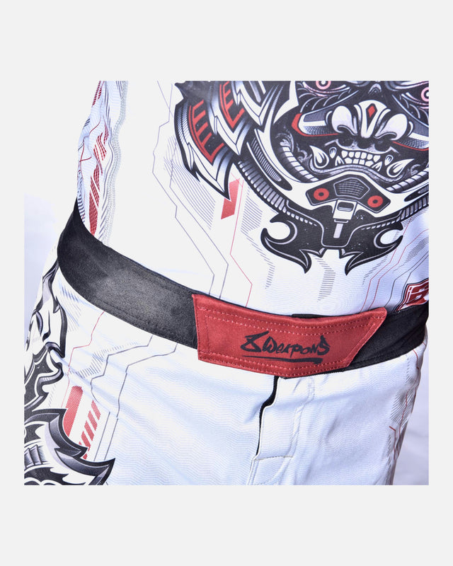 Rashguard 8 WEAPONS Samurai 2.0 – Blanc/Rouge
