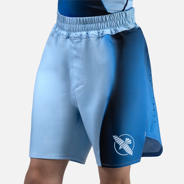 Hayabusa MMA-Shorts Apex Nova Kinder – Blau