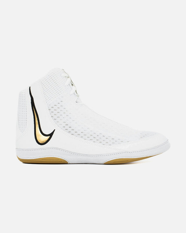 Botas de lucha Nike Inflict 4 – Blanco/Oro
