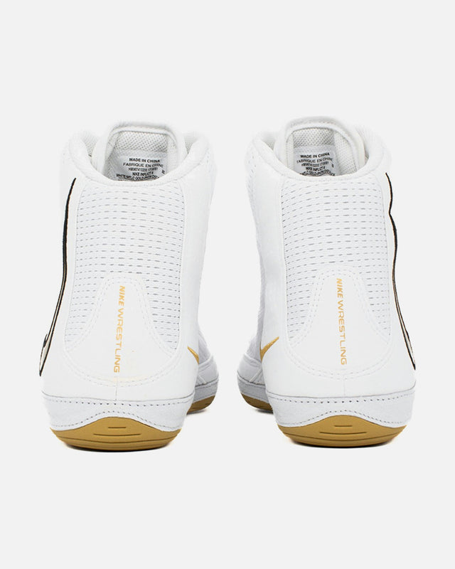 Botas de lucha Nike Inflict 4 – Blanco/Oro