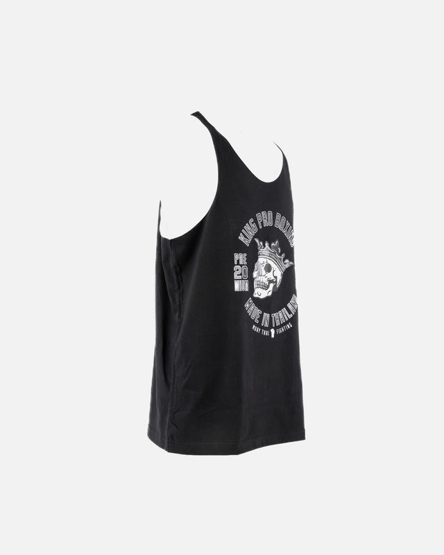 King Pro Boxing Triko Skull 1 – Černé