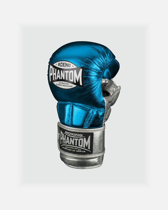 Gants de MMA Phantom Athletics Mexico – Bleu clair/Argent