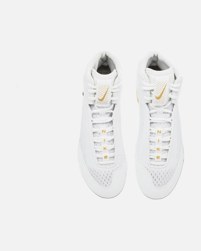 Botas de lucha Nike Inflict 4 – Blanco/Oro
