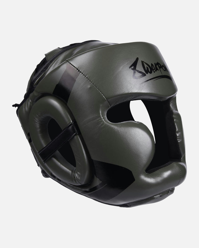 Casco da boxe 8 WEAPONS Unlimited – Oliva/Nero