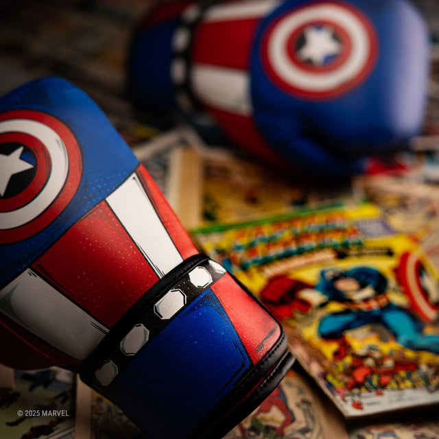 Luvas de boxe Hayabusa Captain America – Vermelho/Branco/Azul