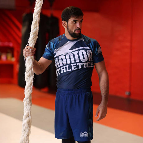Phantom Athletics Rashguard Warfare – Marineblauw Camo