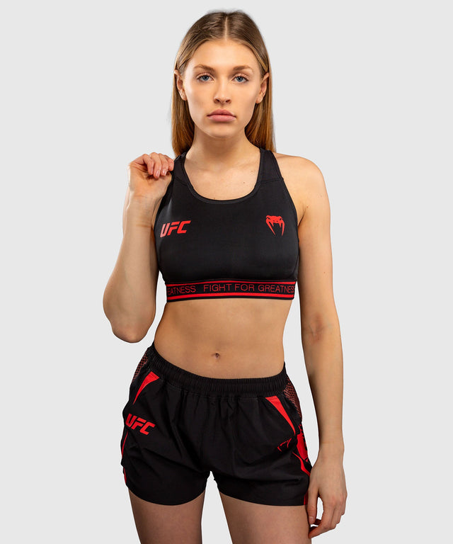 Venum UFC Sport-bh Unity til kvinder - Sort
