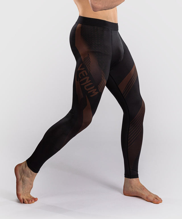 Pantaloncini a compressione Venum No-Gi 6.0 – Nero/Marrone