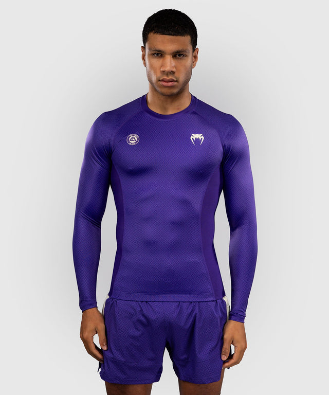 Venum Rashguard x Roger Gracie Academy Lange Mouwen - Paars