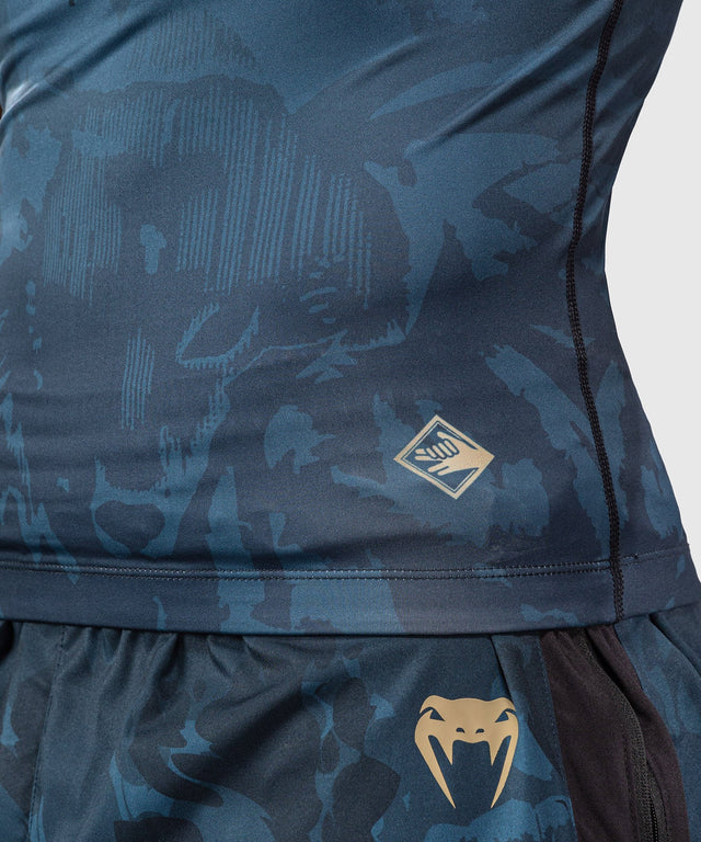 Venum Rashguard Fushiguro Kurzarm – Blau
