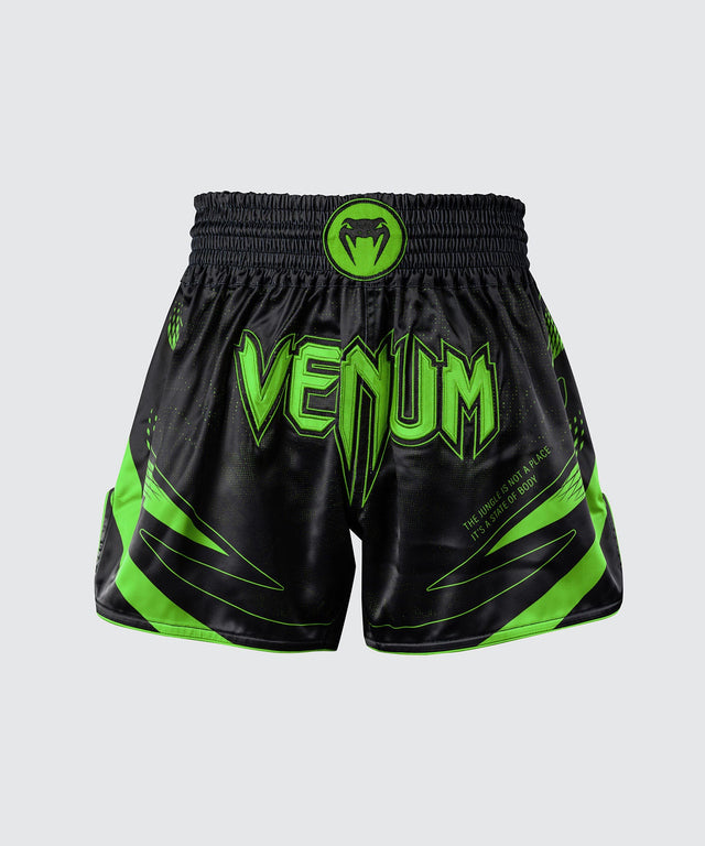 Pantaloncini Muay Thai Venum Amazonia Reborn – Nero/Verde