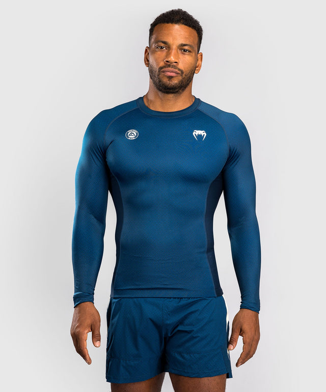 Rashguard Venum x Roger Gracie Academy – Dlouhé rukávy – Modrý