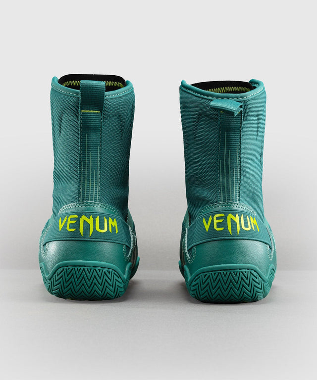 Chaussures de boxe Venum Elite Neo – Vert/Jaune Néon