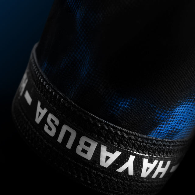 Shorts de compression BJJ Hayabusa x UFC – Noir/Bleu