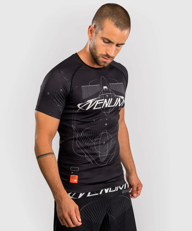 Venum Rashguard Korta Ärmar Eclipse - Svart