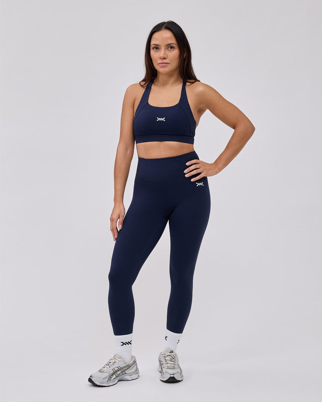 Leggings Caged Essential – Azul-marinho