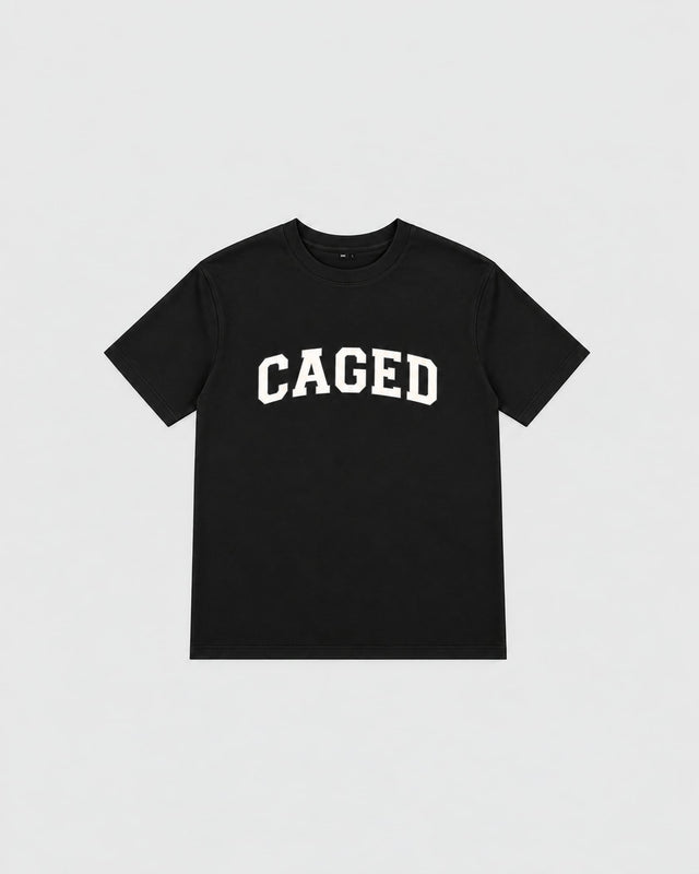 Koszulka Caged Varsity – Czarna