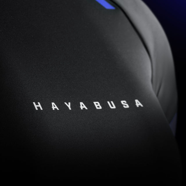 Hayabusa Rashguard Pro Ranked Korta Ärmar Dam - Blå