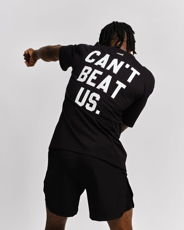 Caged T-Shirt 'CBU' – Černé