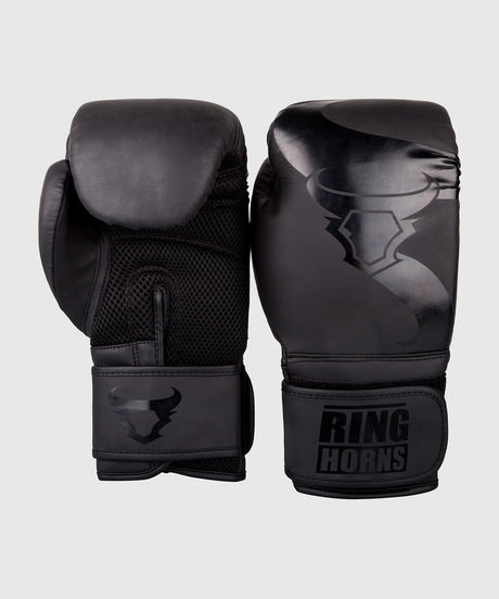 Boxerské rukavice Ringhorns Charger – Černé/Černé