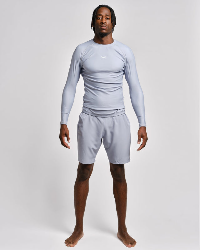 Caged Tactical Rashguard Långärmad - Gunmetal Grey
