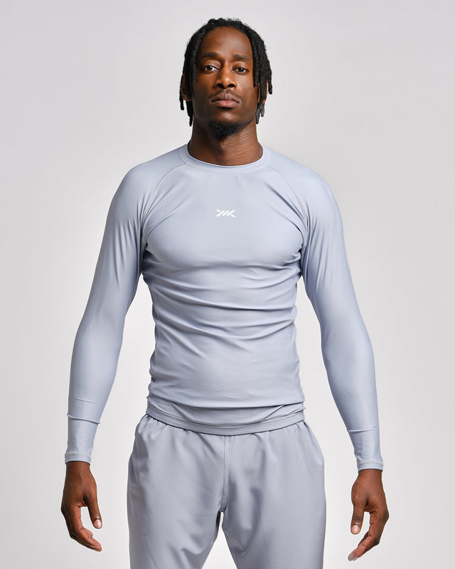 Caged Tactical Rashguard Långärmad - Gunmetal Grey