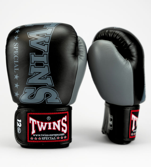 Twins Bokshandschoenen BGVL8 - Zwart/Grijs