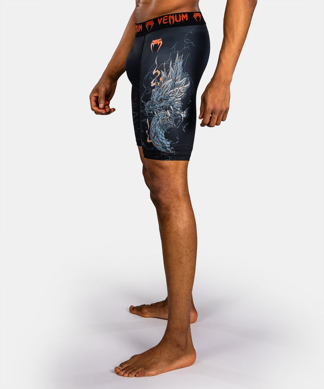 Venum Kompressionsshorts Thunder Dragon – Sort/Grå/Kobber