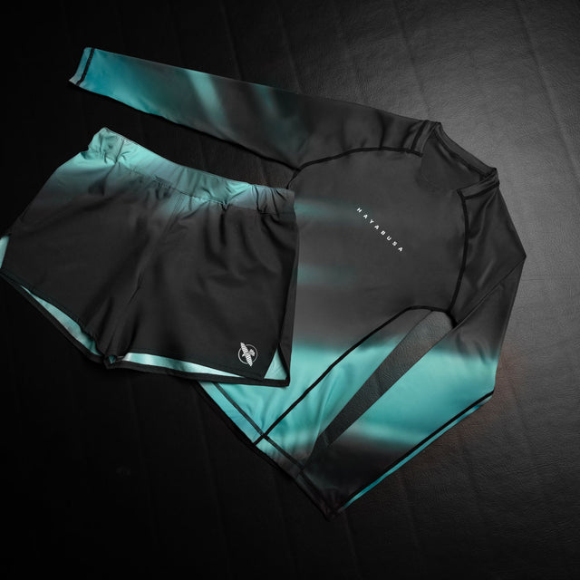 Rashguard Hayabusa Apex Nova Maniche Lunghe Donna – Turchese