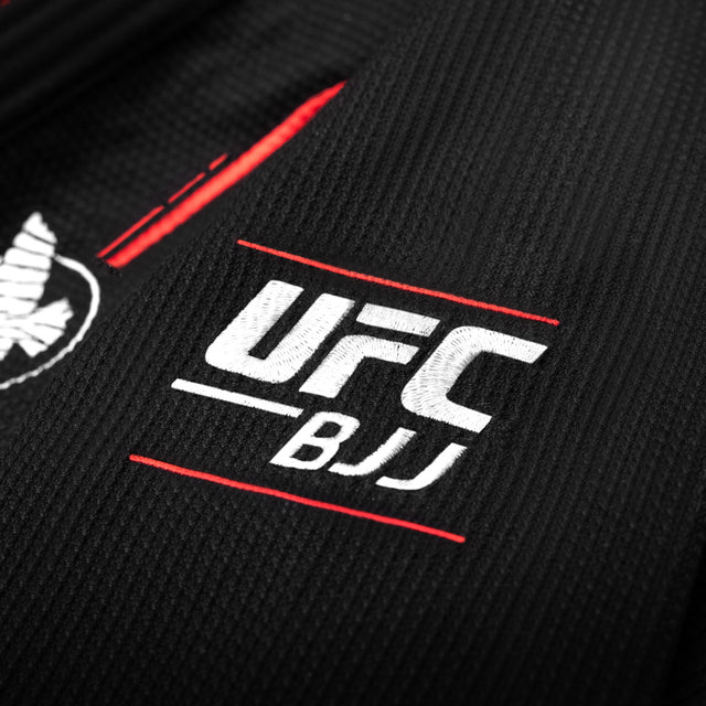 Kimono de BJJ Hayabusa x UFC – Jaqueta Lightweight – Preto