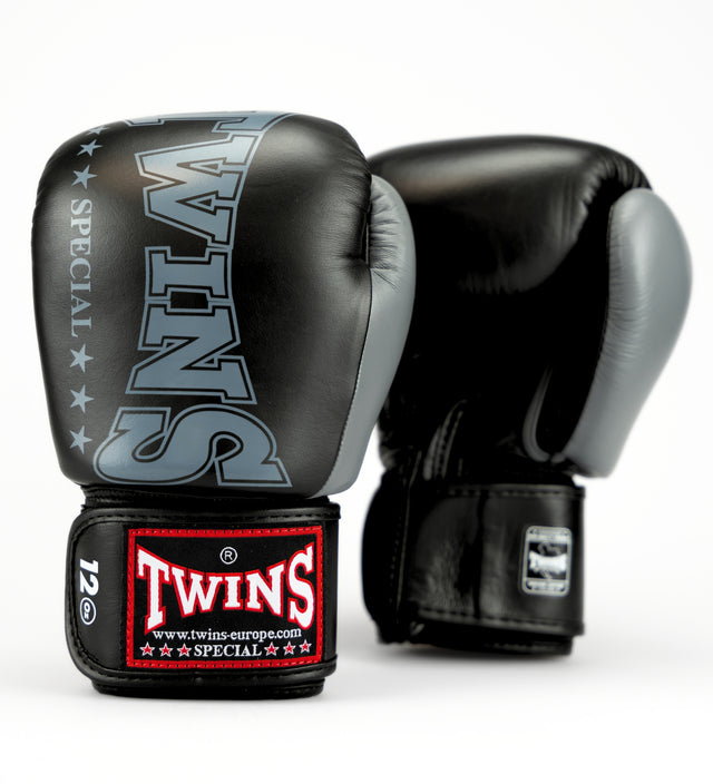 Twins Bokshandschoenen BGVL8 - Zwart/Grijs