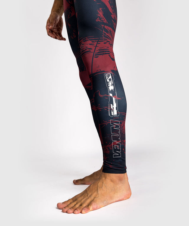 Mallas de compresión Venum UFC Zenith – Azul marino/Burdeos/Plata